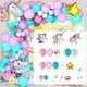 thumbnail image 1 of Decoraciones de cumpleaños de unicornio, decoración de fiesta temática de unicornio, globos, Kit de arco de guirnalda para Baby Show, suministros de fiesta de boda, 1 of 4