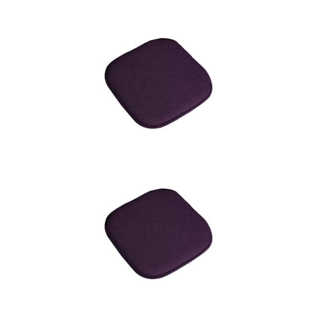 Billuyoard Cojín De Silla Cómodo Y Duradero Para Cojín De Silla De Algodón Con Memoria Extendida Cojín De Algodón Con Memoria Morado-B púrpura-B 40*40cm 2piezas
