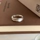 thumbnail image 1 of Nuevo anillo de plata de ley 925 con diseño de perla rota y sencillo, estilo femenino, de lujo, ligero, de alta gama, resistente al color, anillo abierto, 1 of 5