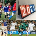 thumbnail image 4 of Zshan 1pcs Sports Scoreboard, 4-Digit Scoreboard, Score Flip Scoreboard, Portable Multifunctional Game Scoreboard, for Basketball Competitions, 4 of 5