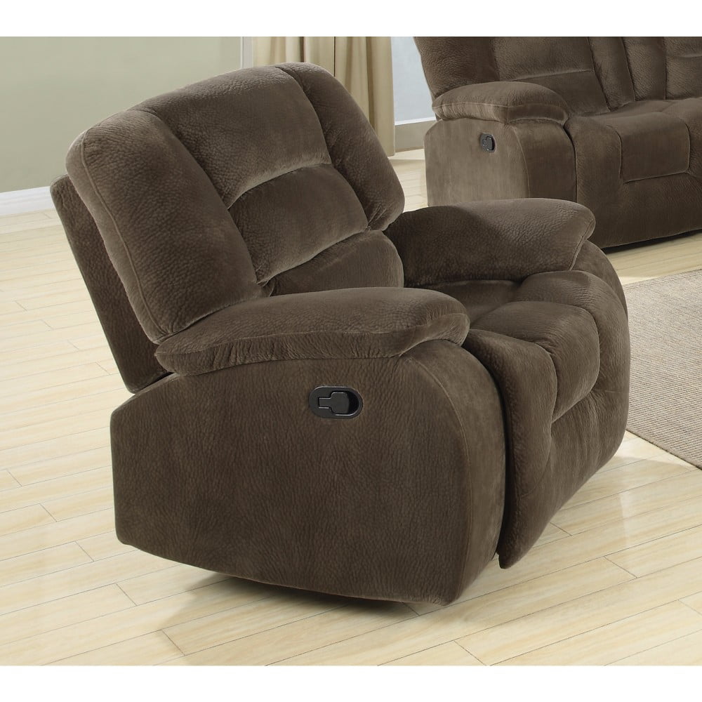 Fantastically Designed Brown Rocker Recliner