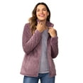 thumbnail image 3 of Free Country Women's Cable Braided Butter Pile® Jacket Plumberry M, 3 of 4