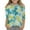 Mint Green4, variant on YOUYEDIAN 3/4 Sleeve Shirts for Teen Girls Size 9-10 Floral Print Top Crewneck T Shirt Cute Tees Pink 9-10 Years