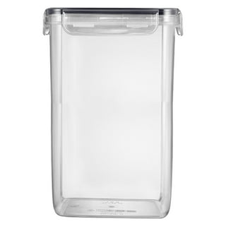 Wovilon Airtight Cereal Storage Container, Clear 2.4L Airtight Kitchen Food  Storage Container With Lids And Compartments For Grain, Sugar, Flour, Rice,  Nut, Snacks 