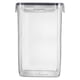 thumbnail image 2 of Xihbxyly Tanque de Almacenamiento Transparente, Hermético, Tapa a Prueba de Humedad, Diseño Compacto, Recipientes de Plástico Transparente, Organizador de Cocina, Juego de 5, Ideal para Despensa y Re, 2 of 6