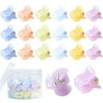 thumbnail image 4 of Loveringr 48 piezas de pinzas de garra para festivales, pequeñas pinzas para el cabello, horquillas para decoración del cabello Luz colorida, 4 of 6