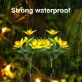 thumbnail image 4 of kchsji Solar Flower Lights Outdoor Clearance, Solar Flowers Garden Decorative Lights Led Stake Lights Auto On/Off Bright Up To 8 Hrs Yellow, 4 of 6
