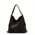 thumbnail image 1 of Literary Nylon Shoulder Bag, Large Capacity Tote Bag, Versatile Travel & School Crossbody Bag, 1 of 4