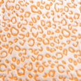 thumbnail image 3 of | Leopard Throw Blanket Fleece, Premium Lightweight Cozy Warm Plush Microfiber Bedspread for Couch Sofa and Bed (Orange, King (108 x 90 inches)), 3 of 6
