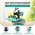 thumbnail image 4 of EastVita Multifunctional Heat Press Machine 6 in 1 Dual Display US Plug 12x15 Inch, 4 of 6
