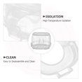 thumbnail image 3 of unbranded 4Ud Cubiertas Transparentes Resistente Alto Calor Para Perillas De Protección Universal Antigrasa, 3 of 6