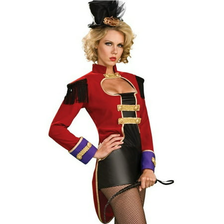 Sexy Ring Mistress Master Circus Themed Showgirl Adult Halloween Costume