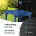 thumbnail image 3 of REKHHY 18-Inch Outdoor Side Table, Weather Resistant Small HDPE Adirondack Table, Square Tea Table for Outside, Patio, Backyard, Poolside, Garden, Balcony, Navy, 3 of 6