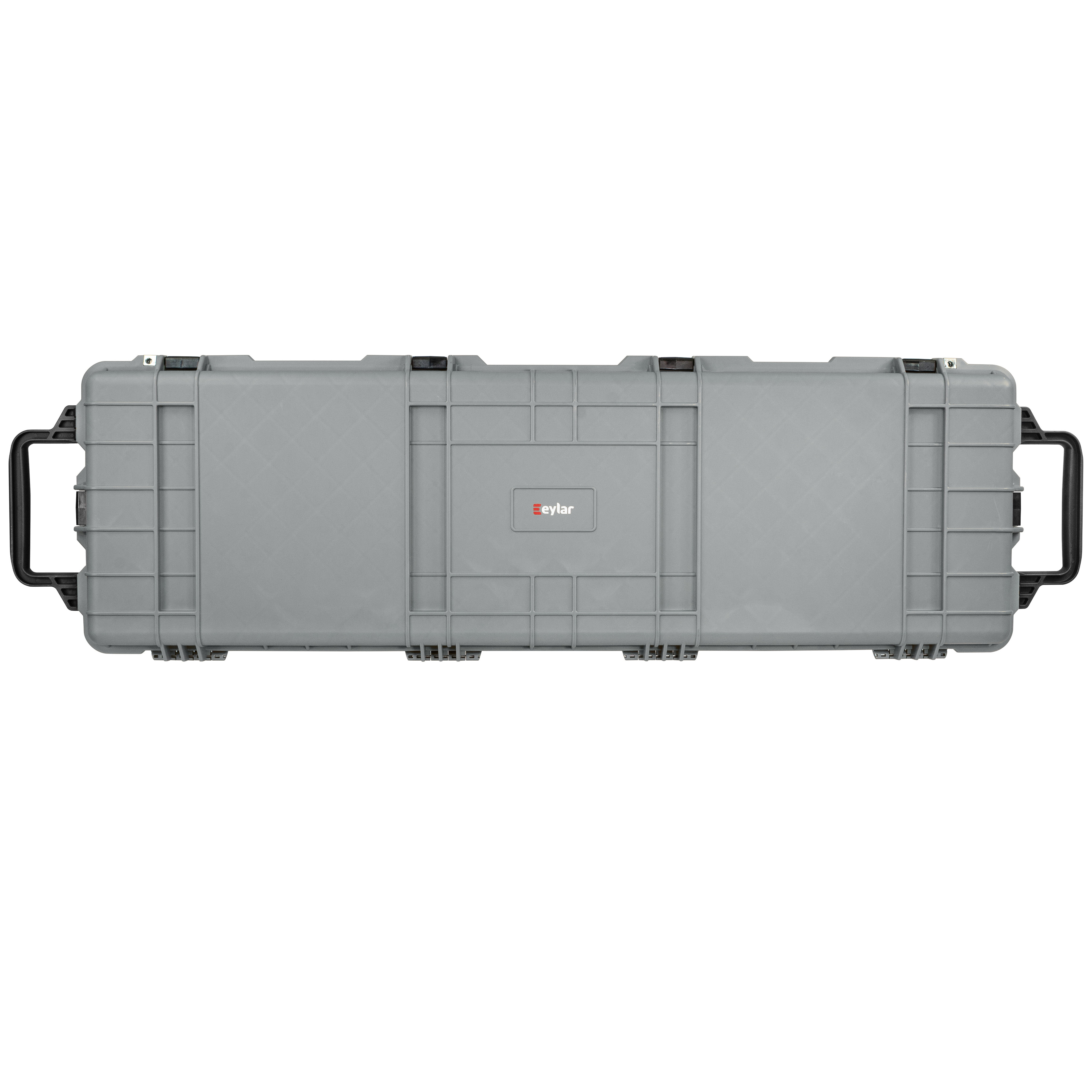 Eylar XXXL 57 Inch Heavy Transport Roller Rifle Hard Case with Foam, Mil-Spec, Waterproof & Crushproof, Auto-Pressure Valve with Lockable Fittings TSA Standards (Gray)