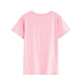 thumbnail image 4 of TWZH Women Love Makes The World Feel Good Letter Short Sleeve T-Shirt, 4 of 6