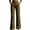 Khaki, variant on TEAJOPSUU Womens Pinstripe Flare Dress Pants High Waisted Button Fly Slim Bootcut Trousers with Pockets Business Casual Work Office Wear Beige