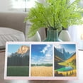 thumbnail image 1 of Clear PC Display Triple Picture Frame 3 Openings for 3in 4x3 Photos, Sturdy Stand, Ideal Gift, Versatile Functionality, Easy to Use, Desktop Decor, 1 of 7