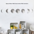 thumbnail image 4 of Papel tapiz Luna Bewildely Adhesivo de pared PVC decoración del hogar arte dormitorio, 4 of 6