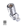 thumbnail image 2 of Unique Bargains Adaptador de enchufe universal de 1/4 de pulgada, socket de trinquete, acero Cr-V, 2 of 4