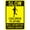 Warning Sign 3, variant on Slow Children Dogs 1 Grumpy Old Man Warning Sign - 8"x12" Security Safety Metal Sign, Residential Humor Decor for Business Office Home Street Road