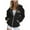 Black, variant on Women's Zip Up Hoodies Long Sleeve Pullover With Drawstring Zipper Womens Everyday Wear For School Season And Versatile Styling Hoodies Sweatshirts