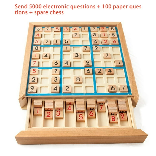 Puzzle Sudoku En Bois