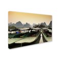 thumbnail image 2 of Trademark Fine Art "Sunset Boats" Canvas Art by Philippe Hugonnard, 2 of 3