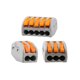thumbnail image 2 of Terminales de conexión automática, 60 piezas de conectores eléctricos rápidos con juego de conectores de cable de tuerca de palanca SPL-1/2/3/4/42/62 Bloque de terminales eléctricos compacto, 2 of 4