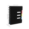 thumbnail image 2 of HLONKSpiral Notebook with 3 Tabs Small Notebook Mini Work Notebook Project Planners Notebook for Office Supplies Task Management Work Organizations, 2 of 8