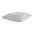 thumbnail image 2 of Mainstays Decorative Throw Pillow, Stripe Fringe, Square, Taupe, 20'' x 20'', 2 of 4