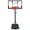 Black, variant on Portable Basketball Hoop Outdoor, SEGMART 3.3Ft-10Ft Height Adjustable Swimming Pool Basketball Hoop Goal System with PE Backboard for Kids Youth Adults Play in Backyard/Courts/Indoor