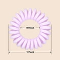 thumbnail image 5 of 20 Pack Hair Elastics, No Crease Spiral Hair Ties Hair Bands Multi Color Waterproof Phone Cord Hair Scrunchies Hair Coils Accessories for Women Girls…, 5 of 13