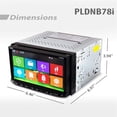 thumbnail image 2 of PYLE PLDNB78I - Premium 7-Inch Double-DIN - Car Stereo Receiver Navigation with Bluetooth, Dash Touchscreen Screen, TFT/LCD Monitor, CD/DVD Player, Disc /MP3/MP4/USB/SD/AM/FM, 2 of 8