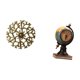 thumbnail image 5 of Escultura para colgar en la pared,Decoración de pared de metal para sala de estar,dormitorio y exterior.,Escultura colgante Arte de pared Disco decorativo,Figura de escritorio,Reloj de mesa, 5 of 8