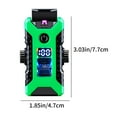 thumbnail image 3 of Mech Style Cool Light Lighter, Gyroscope, LED Battery Display, USB Charging, 3 Lighting Modes, Windproof, Exquisite Tech Design, 3 of 6