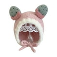 thumbnail image 3 of Item Type: Kids&nbsp;Knitted&nbsp;Woolen&nbsp;Hat Material: Lambswool Size: Approx. 46-48cm/18.1-18.9in Application: for 6-16 Months, 3 of 7