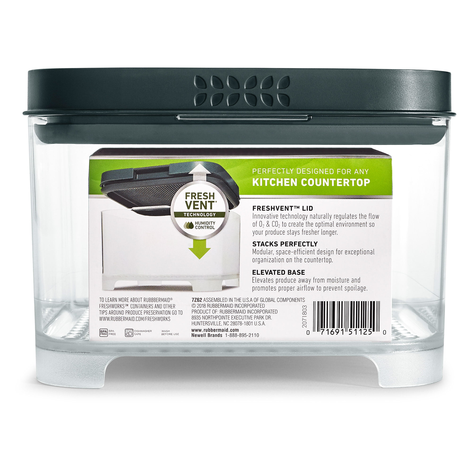Rubbermaid FreshWorks Produce Saver Clear Large Food Storage Container -  Valu Home Centers