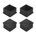 thumbnail image 1 of Uxcell 4-Pack Tapas de Pierna Cuadradas para Muebles, Tapas de Pierna de 2" (50mm) para Sillas/Mesas/Camas, 1 of 7