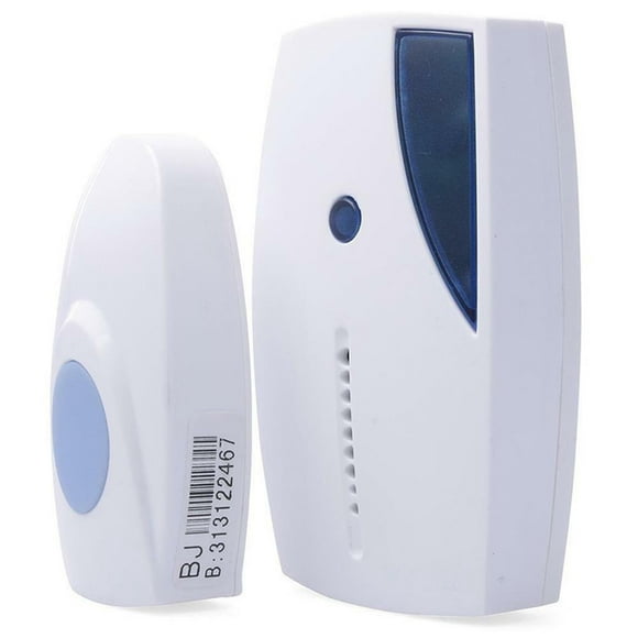 VALINK Wireless Door Bell Cordless Remote Control Doorbell Home Security Use Smart Door Bell White
