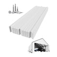 thumbnail image 3 of 20x25 FT Roofing Panels for Metal Carport, Heavy Duty Galvanized Steel Carport Kits – 27 Ga. Ribbed Panels (60.23" x 19.68"), 16 Pcs, 132 sq ft Coverage – White, 3 of 8