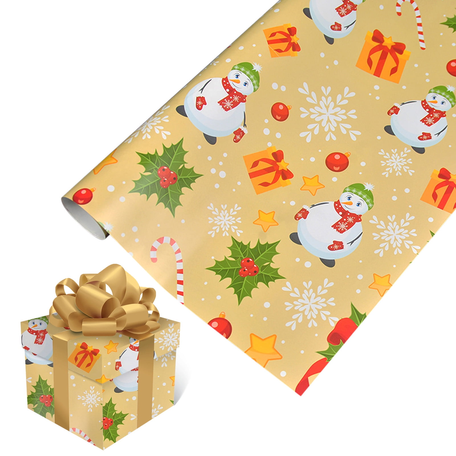 Shimmering Christmas Assorted Wrapping Paper Set (86.5 Sq Ft) - 4 Rolls