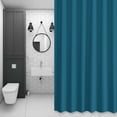 thumbnail image 6 of Solid Dark 36x78 Inches Waterproof Shower Curtain, Teal Bath Curtain Set with 12 Hooks Washable Shower Curtains for Bathroom Bathtub Decor, 6 of 9