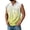 Yellow |#5, variant on Sleeveless Shirts for Men, Men's Retro Stand Collar Casual Pocket Solid Color Sleeveless Henley Shirt Black M