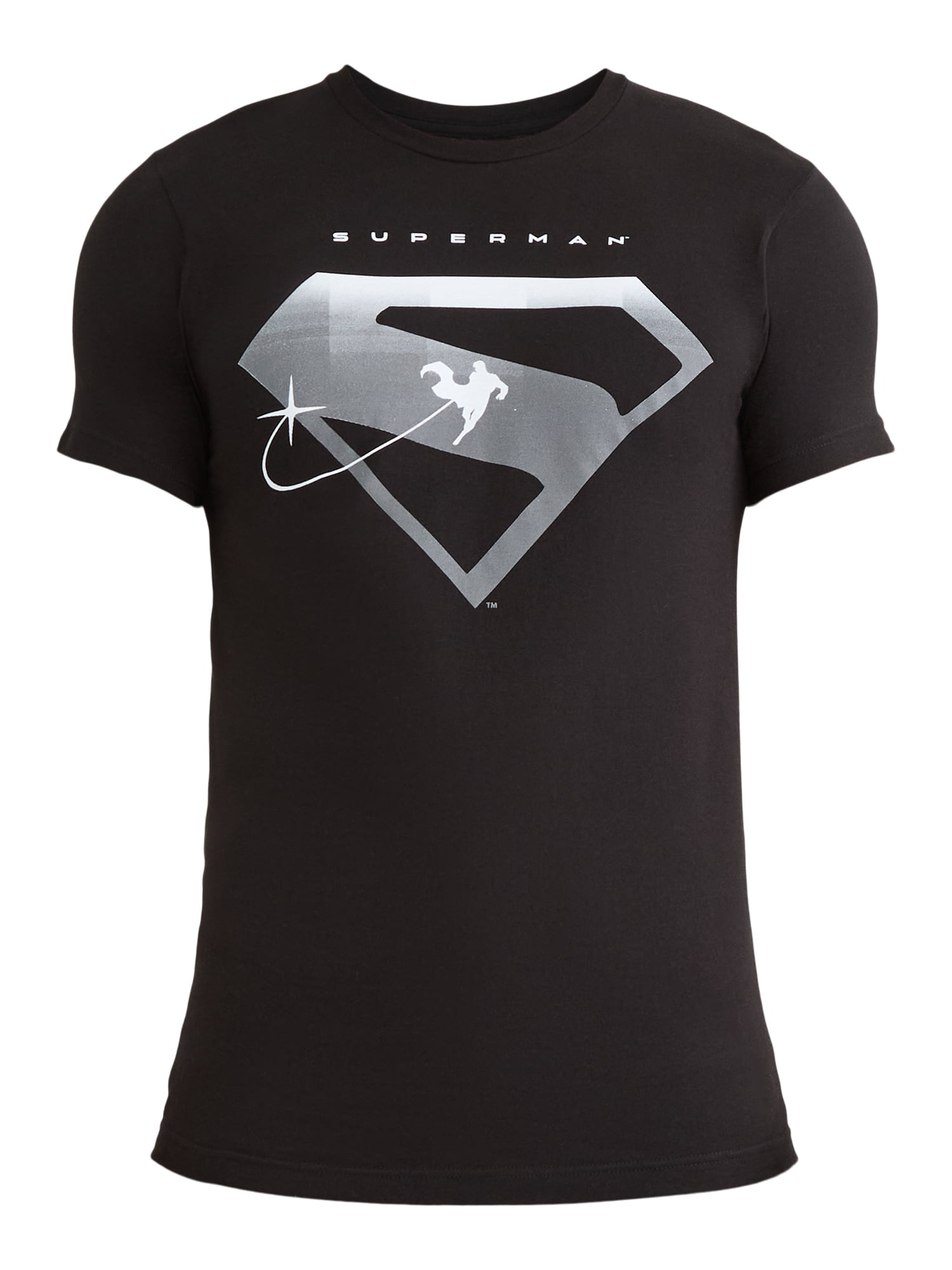 Superman Metropolis Men's & Big Men's Shield Front & Foil Back Cotton Graphic Tee, Sizes S-3XL