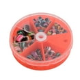 thumbnail image 2 of Cuentas De Ojo De Pez De Colores Mezclados, Colores Brillantes, Cuentas De Pesca De Plástico Resistente, Maldad Multicolor Simulada Para Agua Dulce Para Agua Salada, 2 of 7