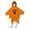 A48 Orange, variant on Yuncity Halloween Kids Cape Ghost Face Hooded Sleeveless Cloak Casual Soft Loose Fit Fall Winter Poncho Holiday Party Cosplay Clothes Black