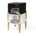 thumbnail image 2 of Atlantic Wood Open End Table, White, 2 of 9