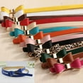 thumbnail image 3 of 1psc Fashion Women Belt Summer 12 Color Women Belts Luxury Brand Colorful Bow Leather Belt Ladies Waistband Apparel Accessories100cm, 3 of 5