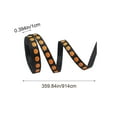 thumbnail image 3 of JoyMoreHome Halloween Theme Ribbon, 30 Ft x 0.39 In, Decorative Ribbon for Craft, Wreath Bow, Gift Wrapping, Party Decor, 3 of 6