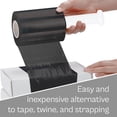 thumbnail image 5 of MMBM Cast Mini Stretch Wrap with Reusable Handle 3" x 1000' 63 Gauge 18 Rolls Black Plastic Film for Moving Pallets, 5 of 8